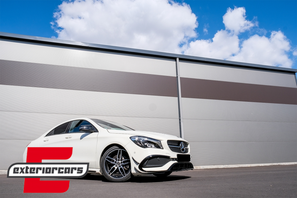 Prednji splitteri CLA45 AMG dizajn (piano crna) / Mercedes CLA W117 Facelift (2016-2018) - Slika 12