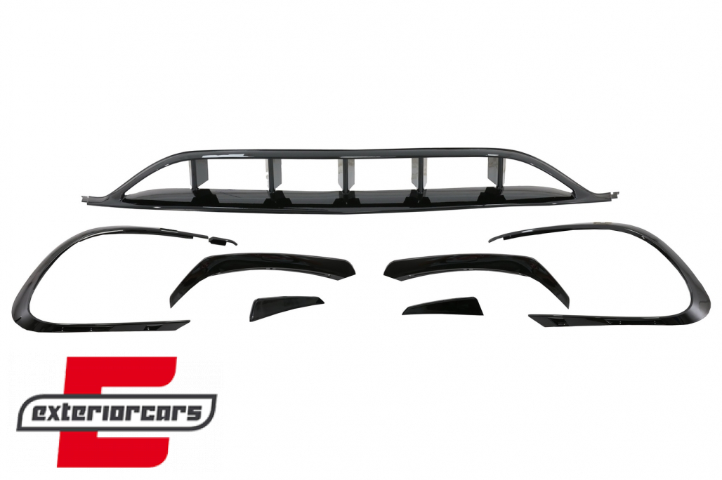 Prednji splitteri CLA45 AMG dizajn (piano crna) / Mercedes CLA W117 Facelift (2016-2018) - Slika 2