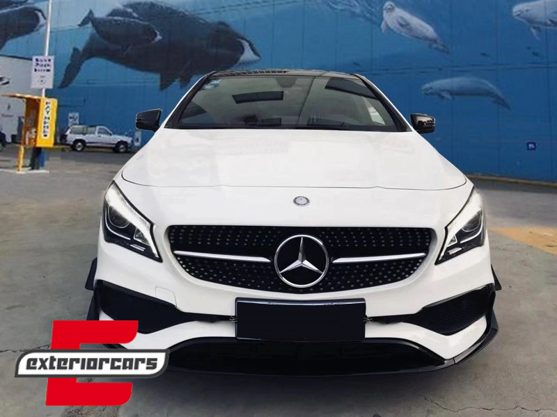 Prednji splitteri CLA45 AMG dizajn (piano crna) / Mercedes CLA W117 Facelift (2016-2018) - Slika 8