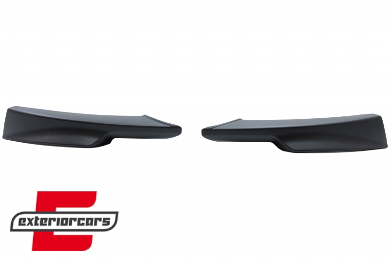 Prednji splitteri branika (mat crna) / BMW serije 3 E90 E91 LCI (09.2008-2011) - Slika 2