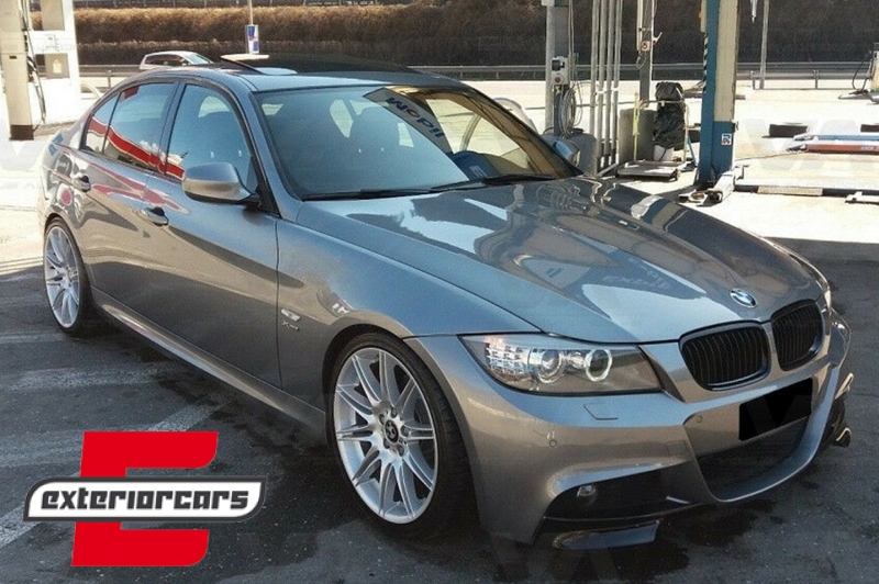 Prednji splitteri branika (mat crna) / BMW serije 3 E90 E91 LCI (09.2008-2011) - Slika 8