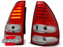 LED stražnja svjetla (crvena/kristal) / Toyota Land Cruiser FJ120 (2003-2008)