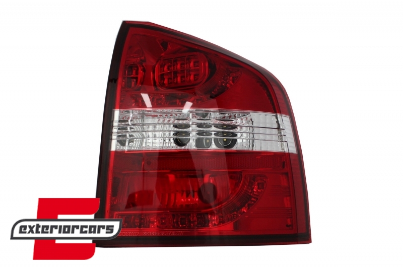 LED stražnja svjetla (crvena/kristal) / SKODA Octavia II 1Z Kombi (2004-2012) - Slika 3