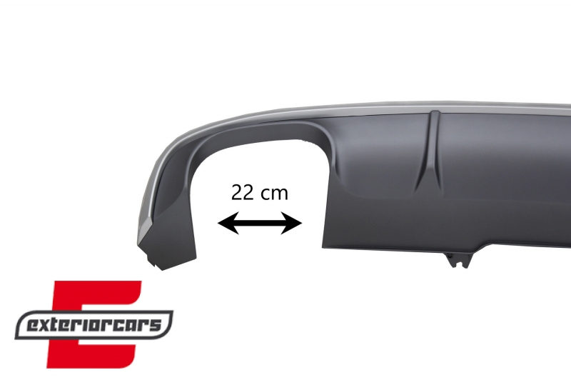 Difuzor zraka & nastavci auspuha S4 dizajn / Audi A4 B9 8W limuzina karavan S-line (2016-2018) - Slika 9
