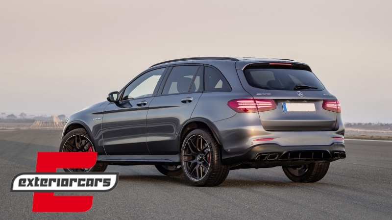 Difuzor zraka & nastavci auspuha GLC63 AMG dizajn (crna) / Mercedes GLC X253 SUV (2015-07.2019) - Slika 21