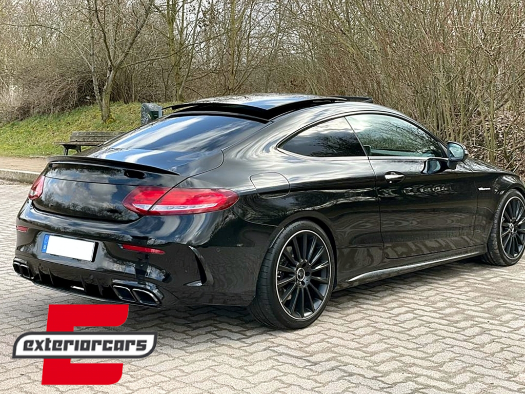 Difuzor zraka & nastavci auspuha Facelift C63S AMG dizajn (crna) / Mercedes C-klasa C205 A205 Coupe Cabrio (2014-2019) - Slika 20