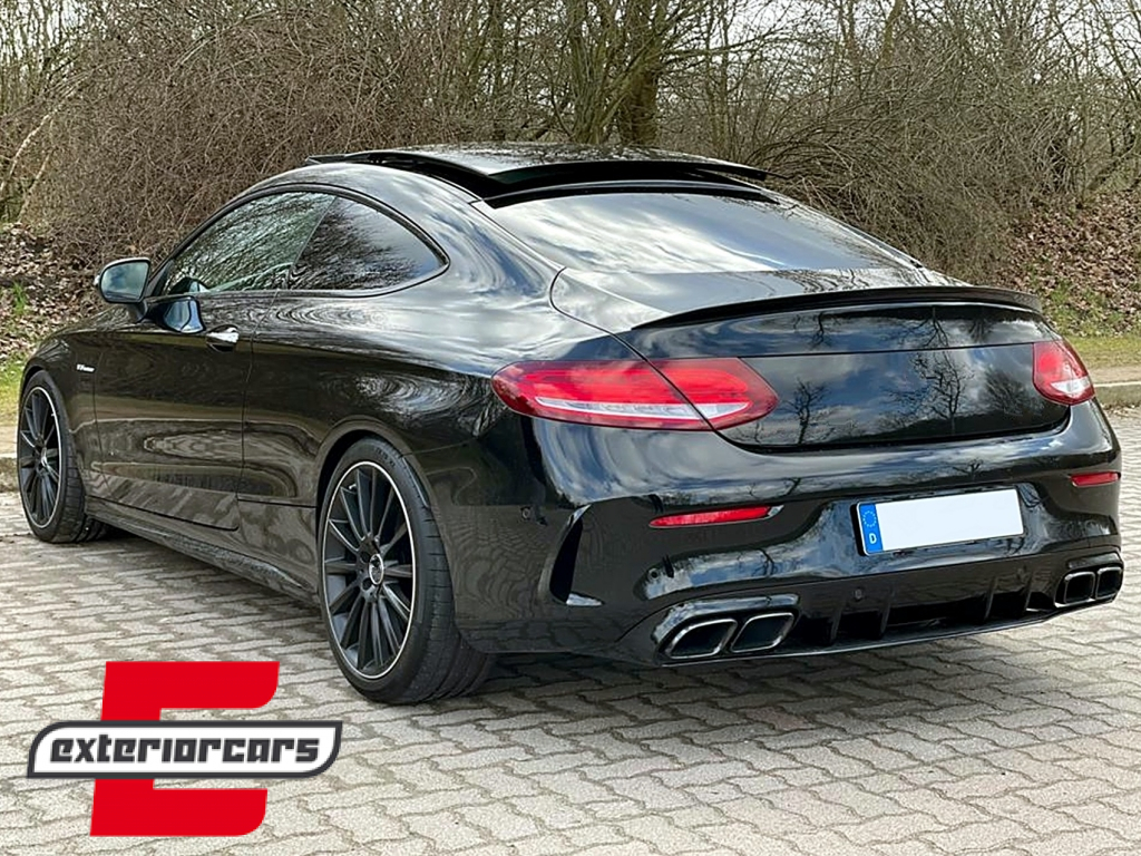 Difuzor zraka & nastavci auspuha Facelift C63S AMG dizajn (crna) / Mercedes C-klasa C205 A205 Coupe Cabrio (2014-2019) - Slika 21