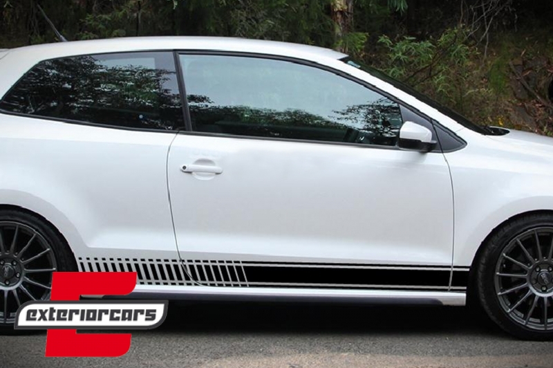 Naljepnice (mat crna) / VW POLO Golf 5 6 7 V VI VII (2003-2020) - Slika 8