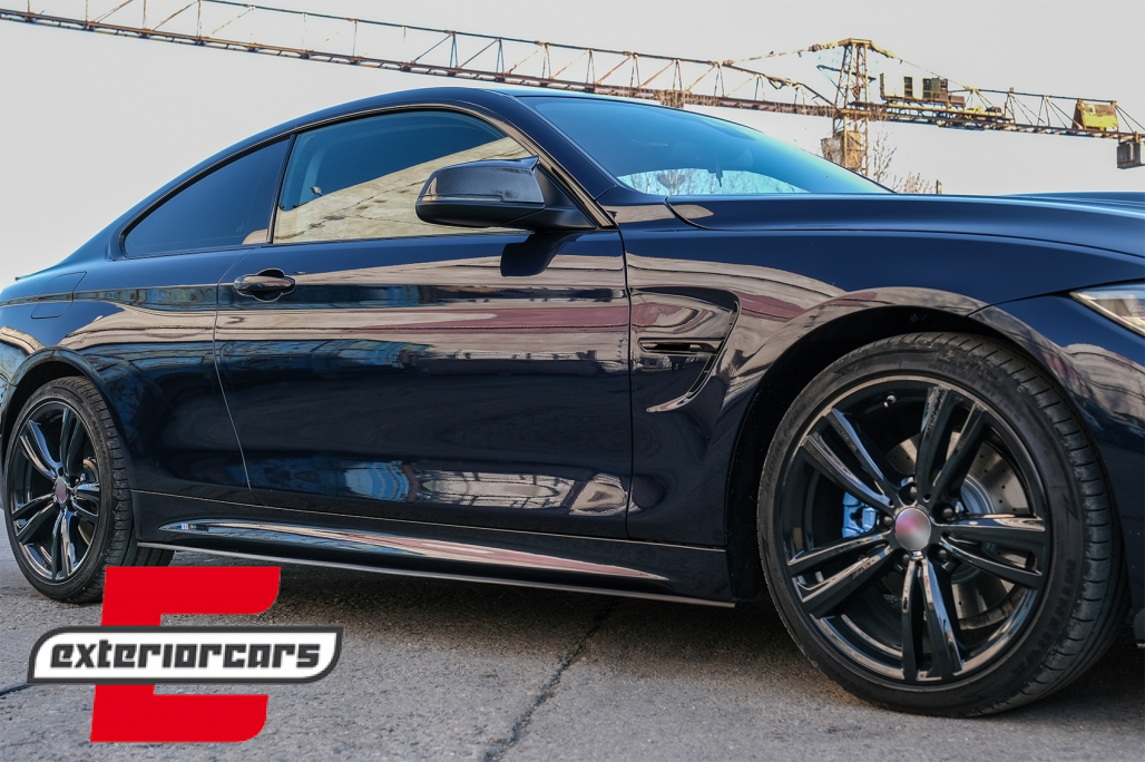 Nastavci pragova M-Performance dizajn (crna) / BMW serije 4 F32 Coupe F33 Cabrio F36 Gran Coupe - Slika 10