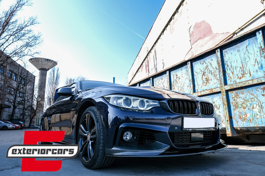 Prednji splitter M-Performance dizajn (carbon) / BMW serije 4 F32 Coupe F33 Cabrio F36 Gran Coupe (2013-03.2019) - Slika 9