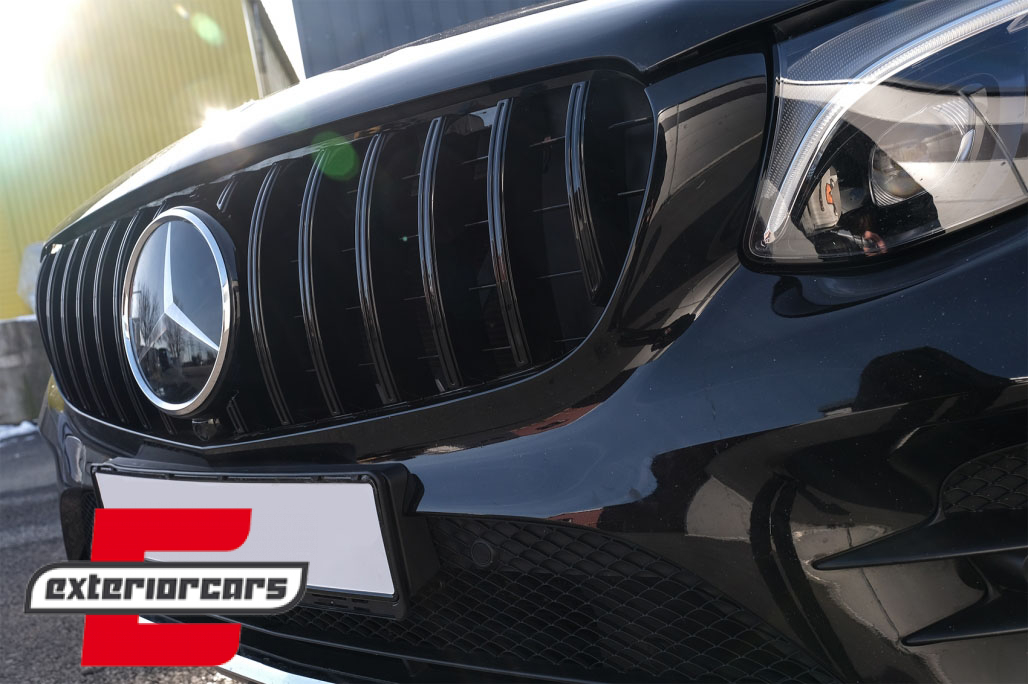 Prednja maska GT-R Panamericana dizajn 360° (piano crna) / Mercedes GLC X253 C253 (2015-2018) - Slika 10