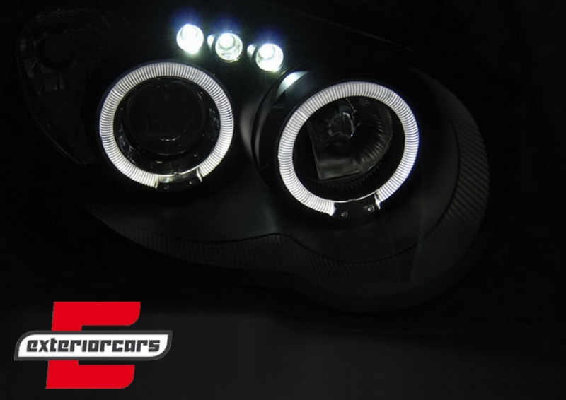 Prednja svjetla Angel Eyes (crna) / Subaru Impreza II GD (2003-2005) - Slika 6