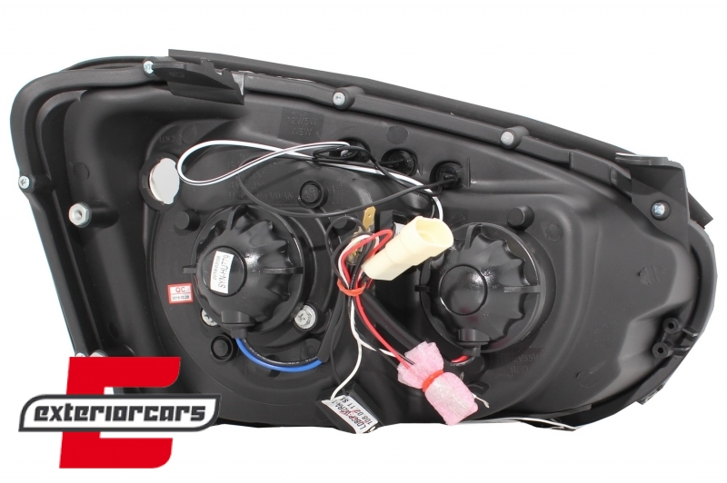 Prednja svjetla Angel Eyes (crna) / Subaru Impreza II GD (2003-2005) - Slika 7