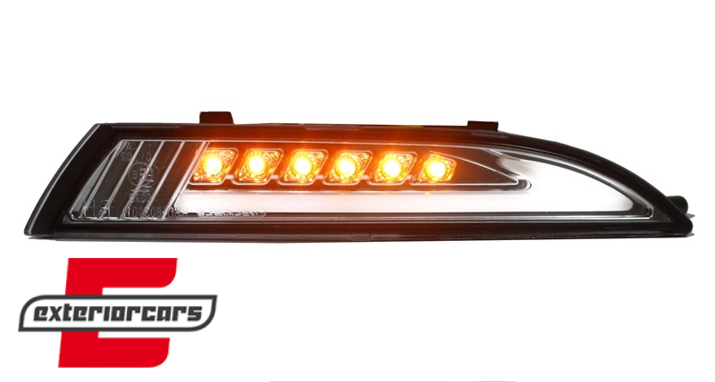 LED prednji žmigavci sa pozicijskim svjetlom (chrome) / VW Scirocco III (2008-2014) - Slika 3
