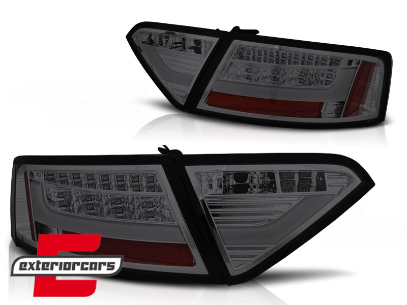 LED stražnja svjetla LedBar dizajn (crvena/smoke) / Audi A5 8T Coupe Cabrio Sportback (2007-2011) - Slika 2