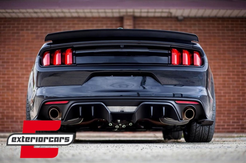 Difuzor zraka RTR dizajn (mat crna) / Ford Mustang Mk6 VI (2015-2017) - Slika 9