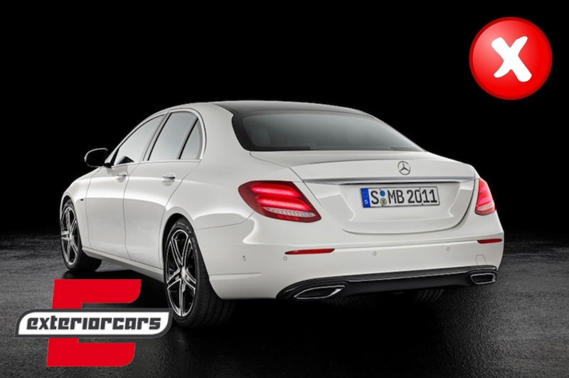 Difuzor zraka & nastavci auspuha E53 AMG Night paket dizajn / Mercedes E-klasa W213 (2016-2019) - Slika 13
