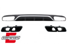 Difuzor zraka & nastavci auspuha E63 AMG dizajn / Mercedes E-klasa W213 S213 Standard (2016-2019)