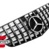 Prednja maska GT-R Panamericana dizajn (crna/chrome) / Mercedes E-klasa W212 S212 (2009-2013)