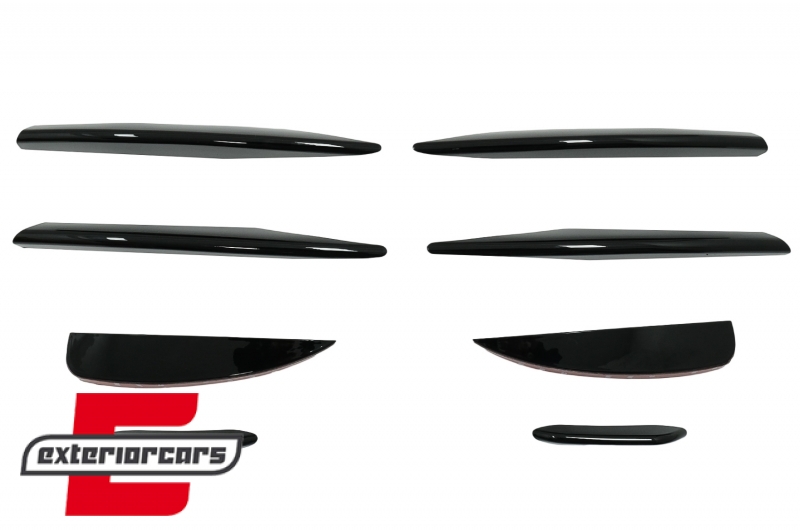 Prednji splitteri A45 AMG dizajn (piano crna) / MERCEDES A klasa W177 Hatchback V177 Limuzina (04.2018-12.2022) - Slika 2