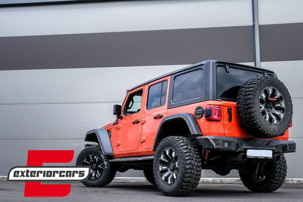 Full LED stražnja svjetla Dinamički StartUp & SEQ žmigavci (crvena) / Jeep Wrangler JL (2018-2023) - Slika 21