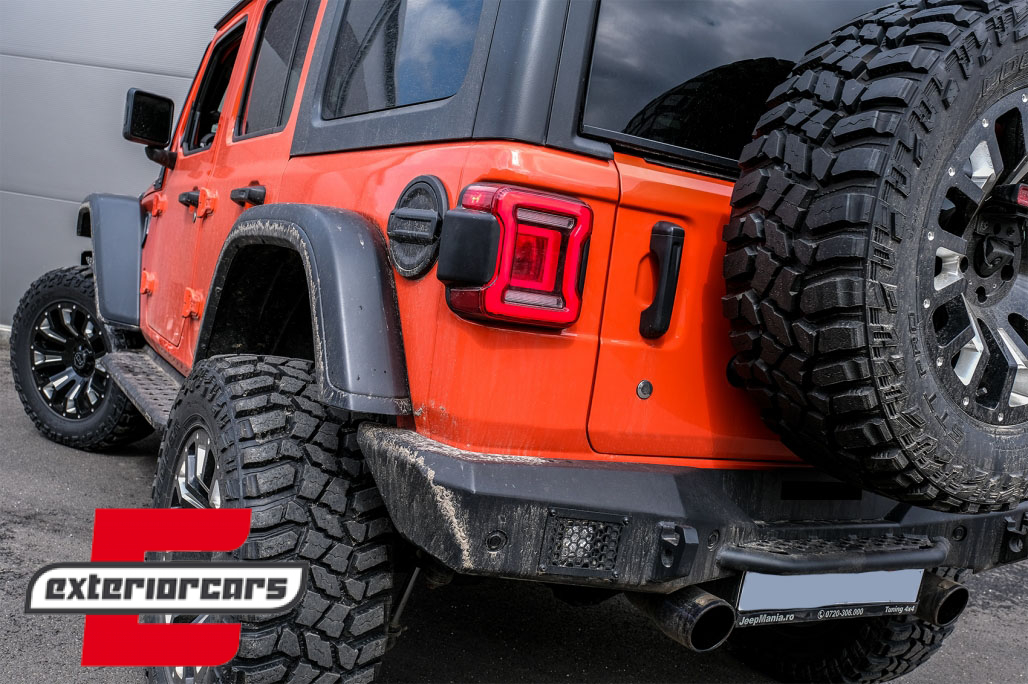 Full LED stražnja svjetla Dinamički StartUp & SEQ žmigavci (crvena) / Jeep Wrangler JL (2018-2023) - Slika 24