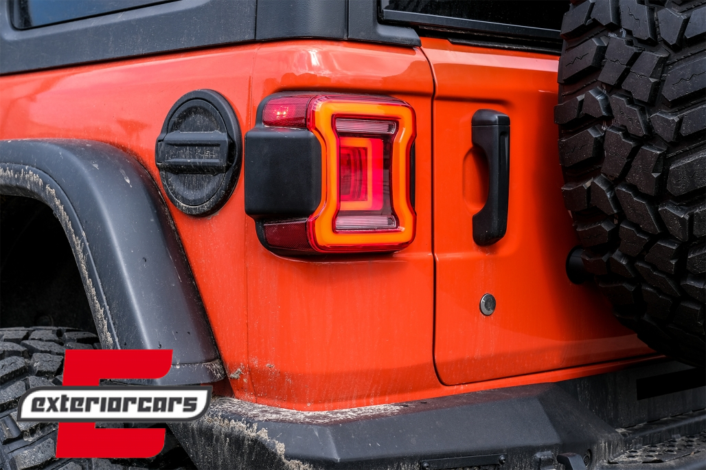 Full LED stražnja svjetla Dinamički StartUp & SEQ žmigavci (crvena) / Jeep Wrangler JL (2018-2023) - Slika 25