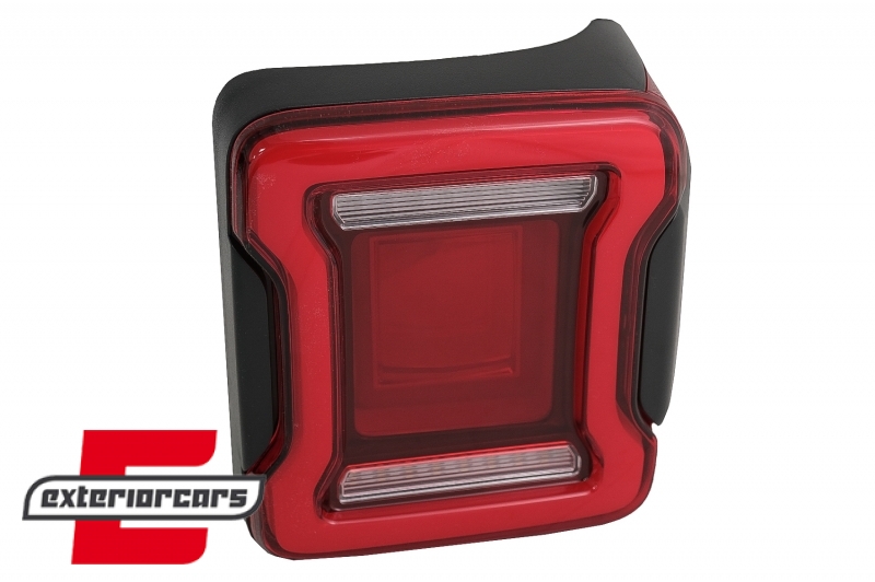 Full LED stražnja svjetla Dinamički StartUp & SEQ žmigavci (crvena) / Jeep Wrangler JL (2018-2023) - Slika 8