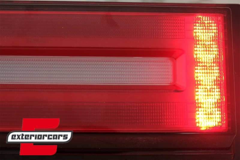 Full LED stražnja svjetla SEQ žmigavci 2018 Facelift dizajn (crvena/smoke) / Mercedes G-klasa W463 (2008-2017) - Slika 10