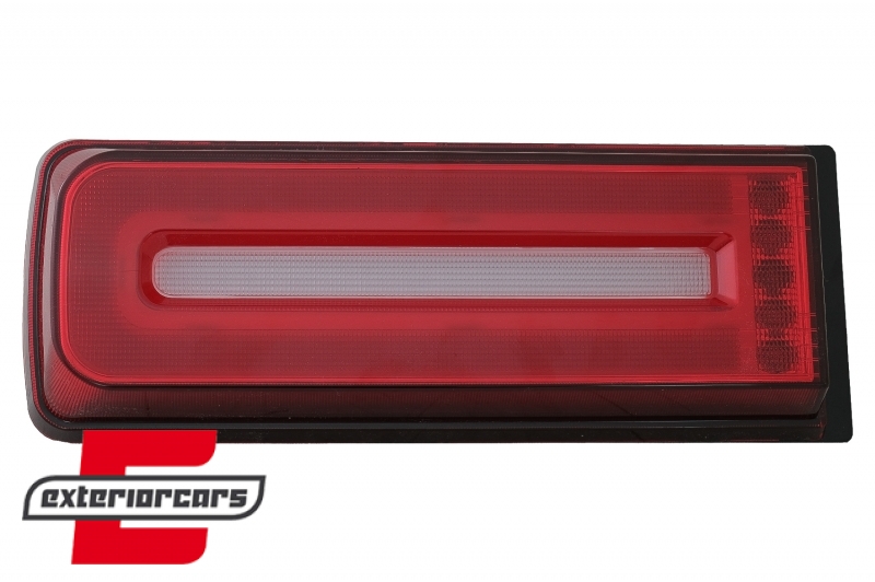 Full LED stražnja svjetla SEQ žmigavci 2018 Facelift dizajn (crvena/smoke) / Mercedes G-klasa W463 (2008-2017) - Slika 13