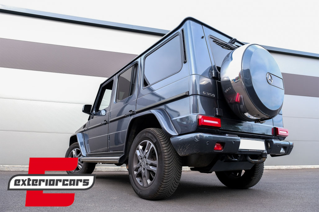 Full LED stražnja svjetla SEQ žmigavci 2018 Facelift dizajn (crvena/smoke) / Mercedes G-klasa W463 (2008-2017) - Slika 24
