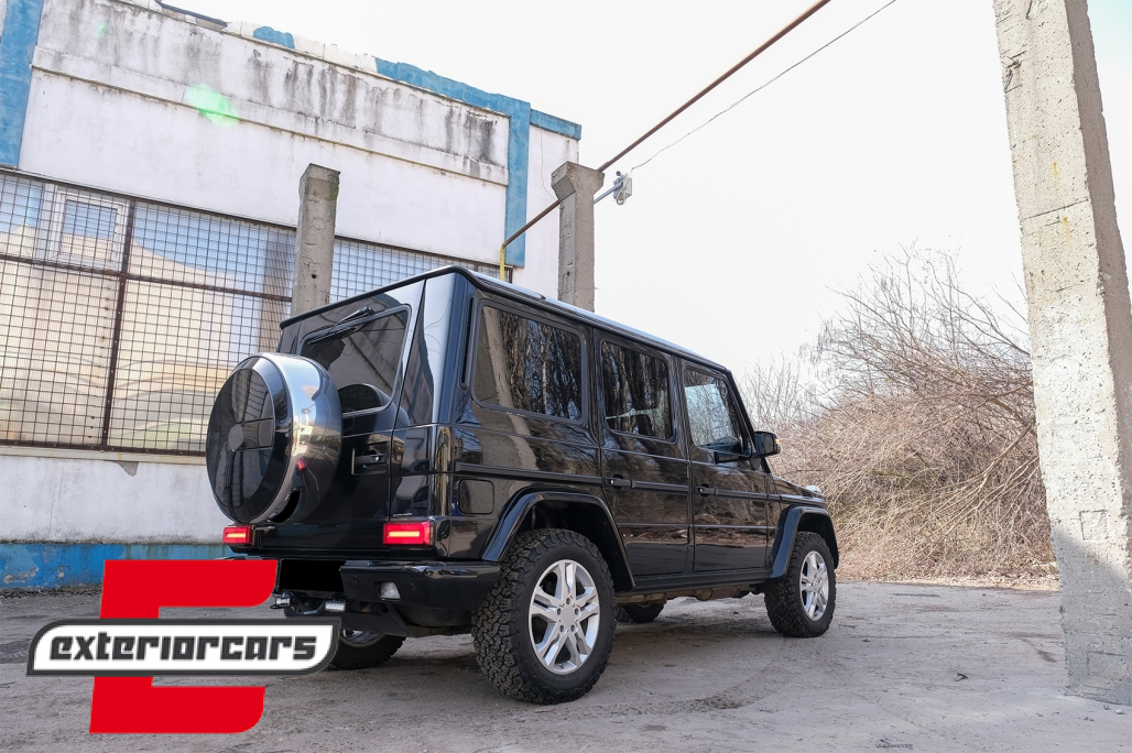 Full LED stražnja svjetla SEQ žmigavci 2018 Facelift dizajn (crvena/smoke) / Mercedes G-klasa W463 (2008-2017) - Slika 29
