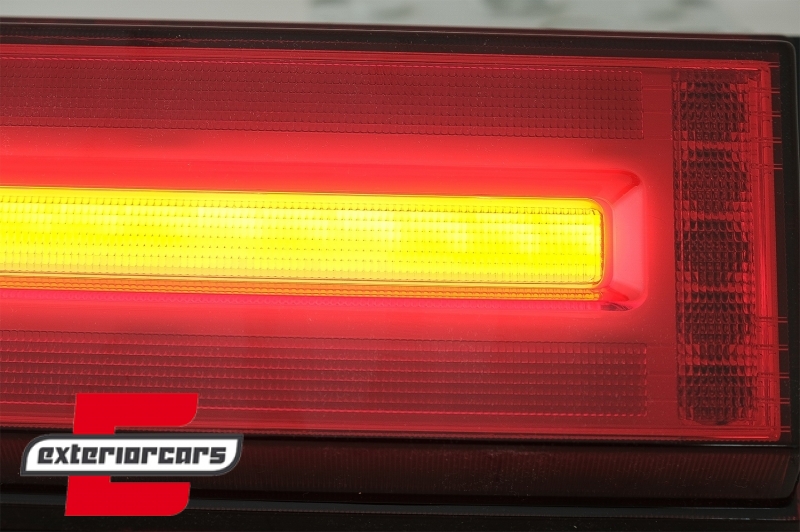 Full LED stražnja svjetla SEQ žmigavci 2018 Facelift dizajn (crvena/smoke) / Mercedes G-klasa W463 (2008-2017) - Slika 8