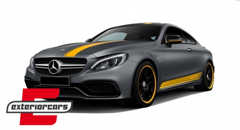 Naljepnice C63AMG Edition 1 dizajn / MERCEDES C-klasa C205 Coupe A205 Cabrio (2014-2020) - Slika 9
