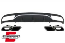 Difuzor zraka & nastavci auspuha C63 AMG dizajn / Mercedes C-klasa C205 A205 Coupe Cabrio (2014-2019)