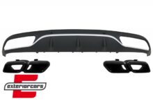 Difuzor zraka & nastavci auspuha C63 AMG dizajn / Mercedes C-klasa C205 A205 Coupe Cabrio (2014-2019)