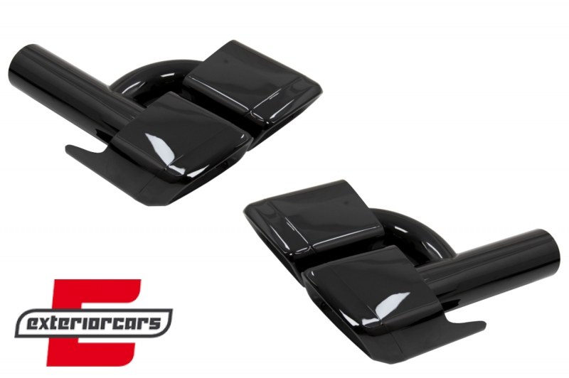 Nastavci auspuha AMG dizajn (black edition) / Mercedes W221 W164 W166 W212 W218 S-klasa E-klasa CLS ML - Slika 2