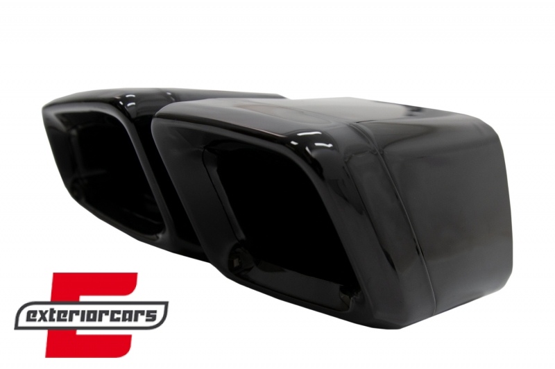 Nastavci auspuha AMG dizajn (black edition) / Mercedes W221 W164 W166 W212 W218 S-klasa E-klasa CLS ML - Slika 8