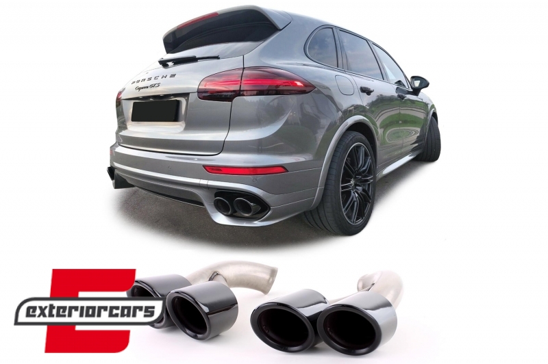 Nastavci auspuha GTS dizajn (piano crna) / Porsche Cayenne 92A Facelift (10/2014-2017) - Slika 11
