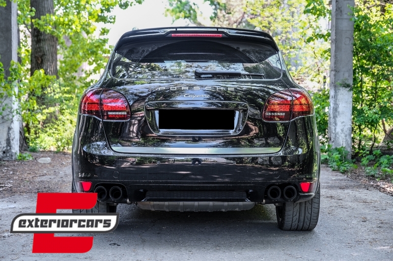 Nastavci auspuha GTS dizajn (mat crna) / Porsche Cayenne 92A V6 V8 Diesel (05.2010-09.2014) - Slika 16