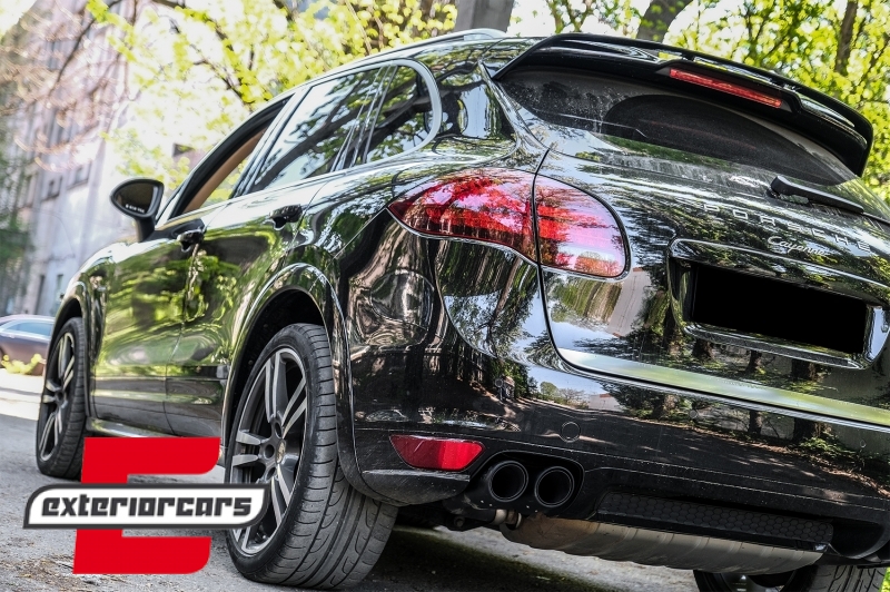 Nastavci auspuha GTS dizajn (mat crna) / Porsche Cayenne 92A V6 V8 Diesel (05.2010-09.2014) - Slika 17