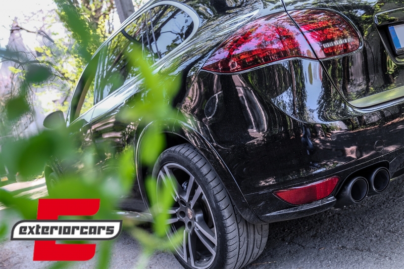 Nastavci auspuha GTS dizajn (mat crna) / Porsche Cayenne 92A V6 V8 Diesel (05.2010-09.2014) - Slika 18