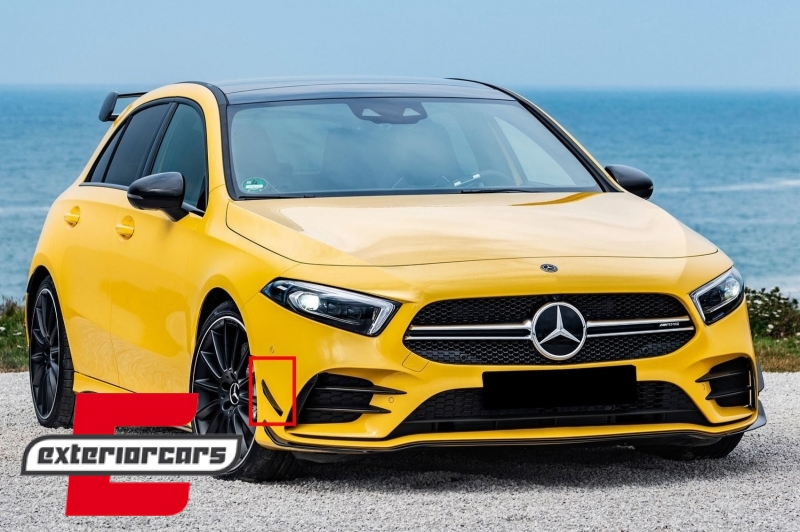 Bočni splitteri A35 AMG dizajn (piano crna) / Mercedes A-klasa W177 V177 (04.2018-) - Slika 7