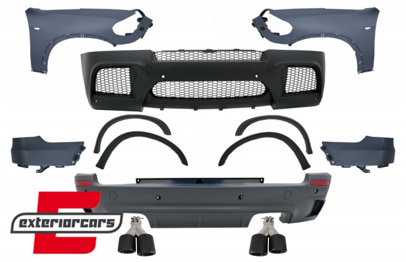 Bodykit & prednji blatobrani & nastavci auspuha X5M M-dizajn / BMW X5 E70 (2007-2013)
