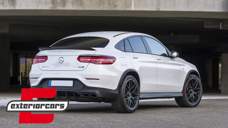 Difuzor zraka & nastavci auspuha GLC63 AMG dizajn (crna) / Mercedes GLC Coupe C253 Sport Line (2015-2019) - Slika 23