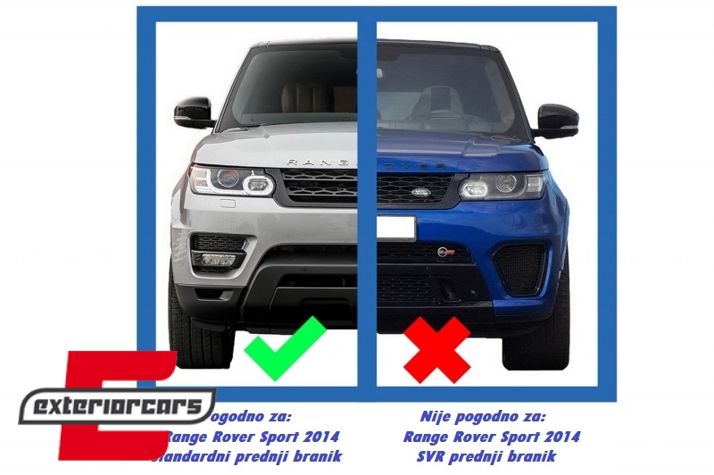 Klizna ploča prednjeg branika (piano crna) / Land Rover RANGE ROVER SPORT L494 (2013-2017) - Slika 6