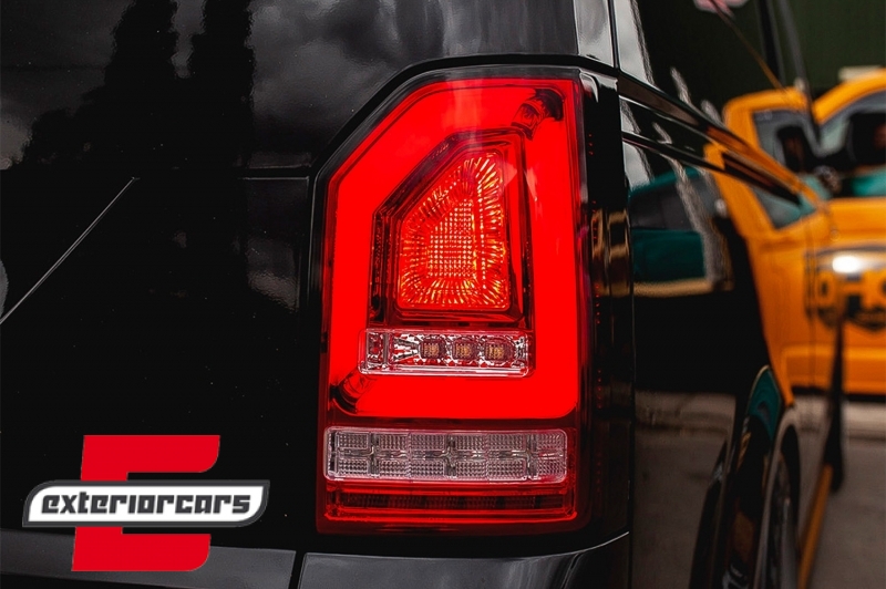 Full LED stražnja svjetla LedBar SEQ žmigavci (crvena/kristal) / VW Transporter Multivan Caravelle T6 (2015-2019) - Slika 18