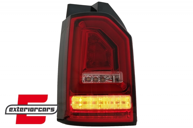 Full LED stražnja svjetla LedBar SEQ žmigavci (crvena/kristal) / VW Transporter Multivan Caravelle T6 (2015-2019) - Slika 11