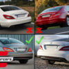 Difuzor zraka & nastavci auspuha CLS63 AMG dizajn / Mercedes W218 CLS limuzina (2011-2017) - Slika 16