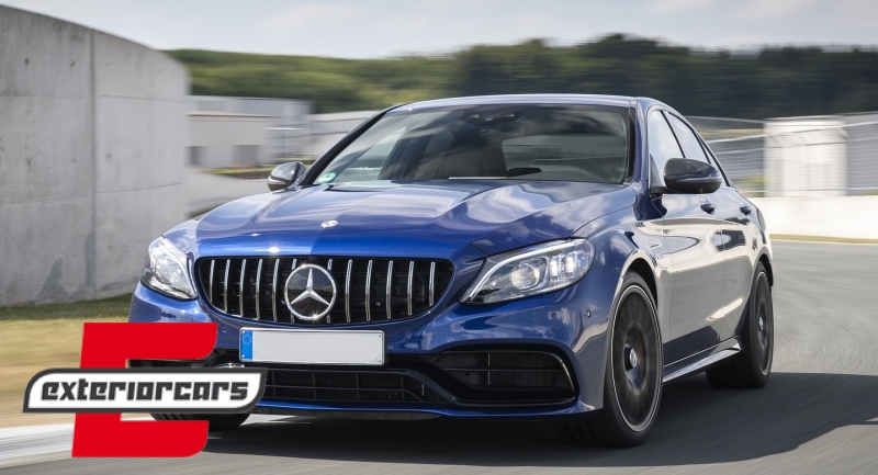 Prednji branik C63 AMG Facelift dizajn / Mercedes C-klasa W205 S205 A205 C205 Limuzina T-Model Coupe Cabrio (2014-2020) - Slika 7